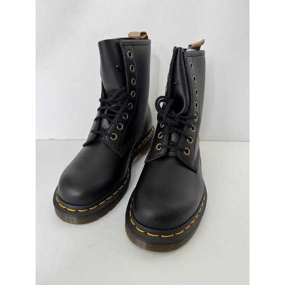NEW Doc Dr. Martens Vegan 1460 Felix Lace Up Boots Black EU 36 US W 5 M 4 - Picture 4 of 7